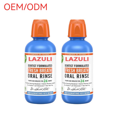Customize Your Own Private Label Cool Mint Mouthwash with Natural Plant Essential Oils