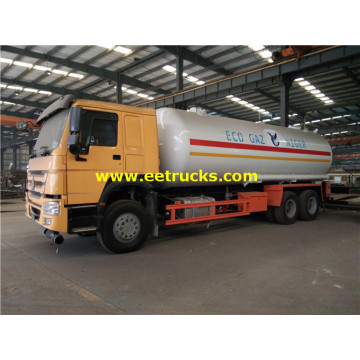 25 M3 HOWO Used LPG Tank Trucks