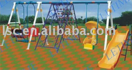 Children Outdoor Swing With Slide