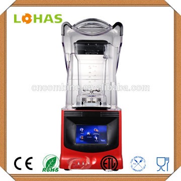 LCD Touch Panel Commercial Blender με βάζο καλύμματος ήχου Tritan