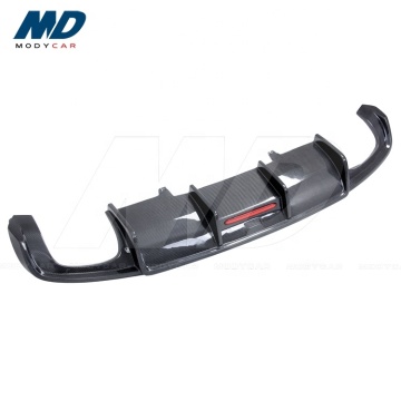 Bộ khuếch tán phía sau bằng sợi carbon kiểu MD cho 2018-2019 Audi A4 S-Line S4 B9