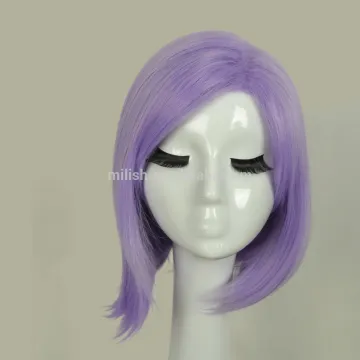 MPW-0004 carnival halloween women Short purple bob party wig