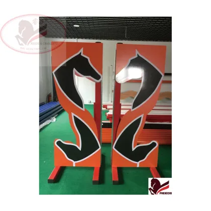 Aluminum Barriers and Standards for Horse Jumps
