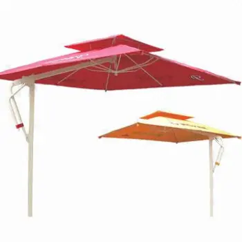 Patio parasol with aluminum tube, UV resistance, garden, hotel, outdoor, beach use