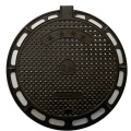 Nodular cast iron manhole cover