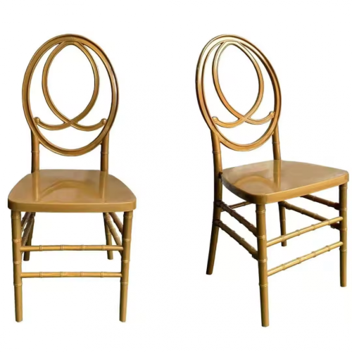 Best selling hotel wedding dinning chair gold phoenix chiavari wedding chairs Banquet Style