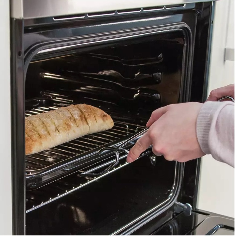 24 inch gas + electric Stainless Steel Convection Triple glass door bakery oven rottiserie chicken oven pizza oven