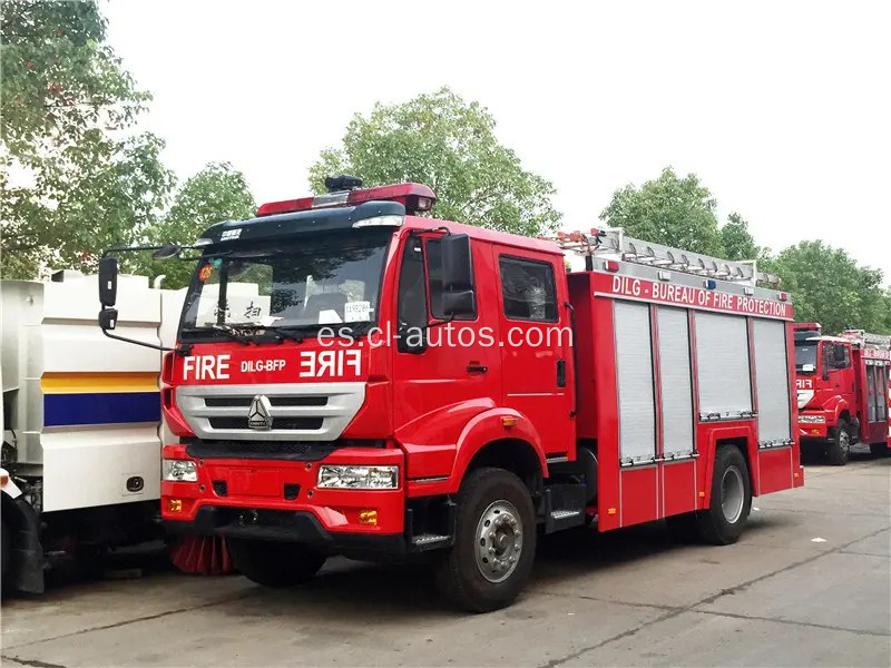 10tons Sinotruk Howo Camión de lucha contra incendios de bosque