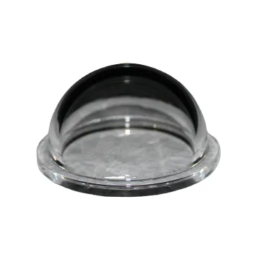 Optical Glass Fused Silica Dome with Flange for Camera Protection