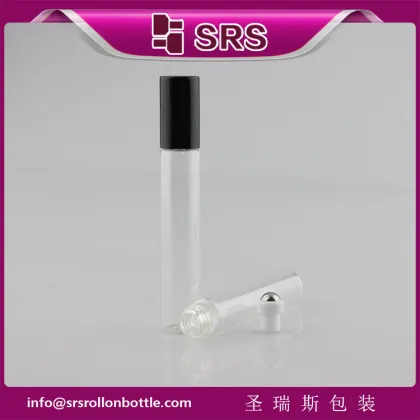 100% no leakage 8ml glass roller bottle,mini perfume glass rollon bottle
