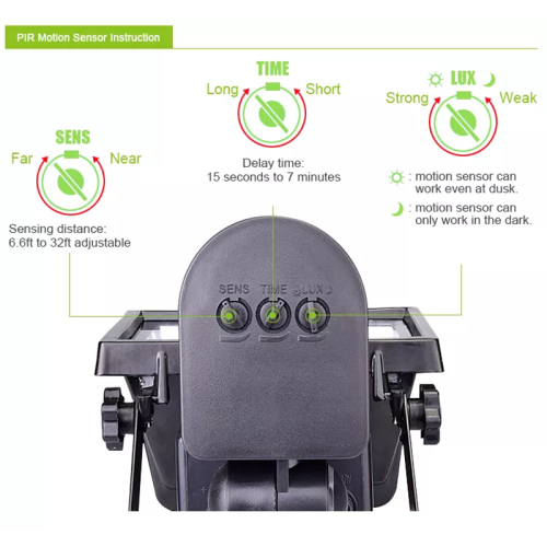 Motion Sensor Solar Powered spotlight Solar floodlight