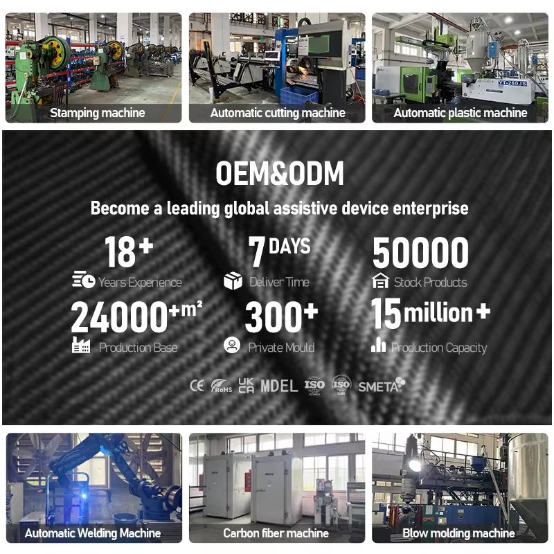 Fashionable Lightweight Carbon Fiber Walking Stick for Adult Ergonomic Assist RSingle-Arm Support Designed Ehabilitation Cane5