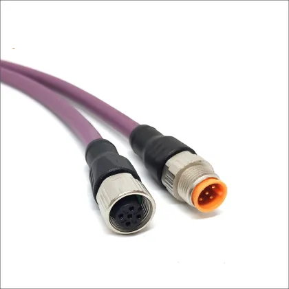 DeviceNet cable M12 A-code DIN connector