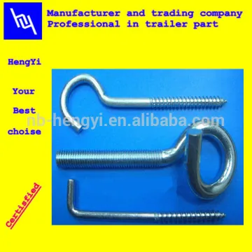 OEM free sample hook eye bolts