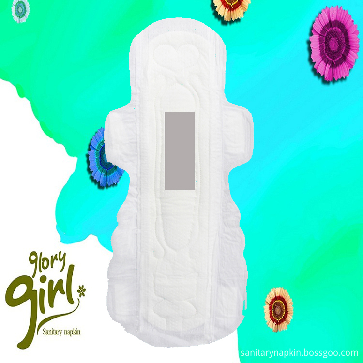 Factory price sanitary napkin with organic soft cottony