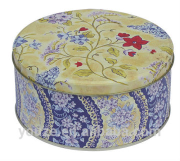 Multi-purpose round tin box