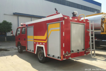 Foam Water Fire Ladder Truck Fire Fighting Truck