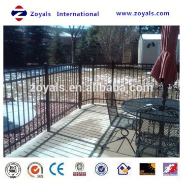 cast aluminum garden ornamental fence manufacturer with ISO 9001
