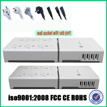 Mobile Phone Use socket for samsung,eu socket, ac socket with usb mobile travel charger