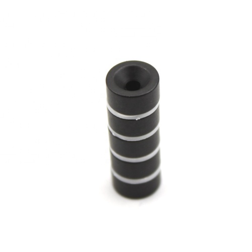 Black epoxy coating magnet Dia8x4mm with countersunk hole