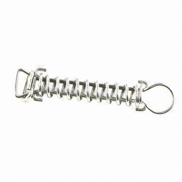 Extension/Long Spring with 0.08 to 10.0mm Wire Diameter, Silver Surface Treatment