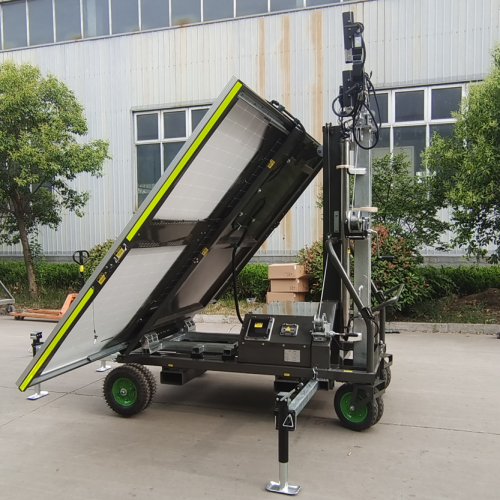 High Mast Tower Solar The portable solar light tower for sports field Supplier