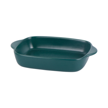 Ethiopian Ceramic Baking Pan - 9'' Colored Glaze