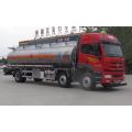 FAW 6X2 سبائك الألومنيوم ناقلة النفط شاحنة