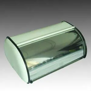 S size White color stainless steel bread box
