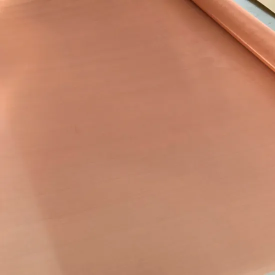 200 Mesh Red Copper Wire EMF Shielding Faraday Cage Fabric Mesh