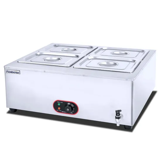 Commercial Electric Stainless Steel Kitchen Equipment Bain Marie Warmer