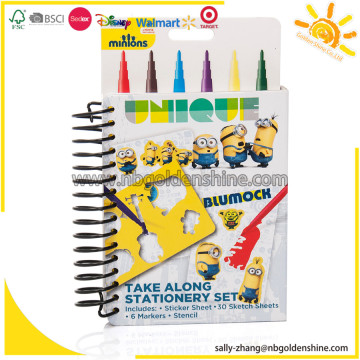 The Minions Take Along Sketch book