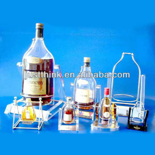 Customized Acrylic Wine Brand Bottle Cradle FZ-BC021