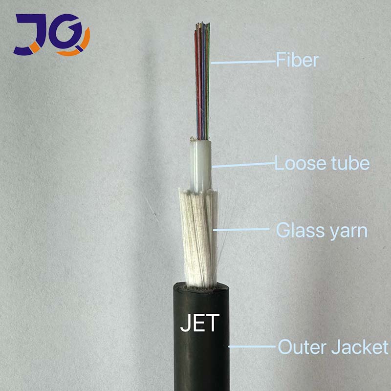 Outdoor Indoor Fiber Optic Cable with Glass Yarn