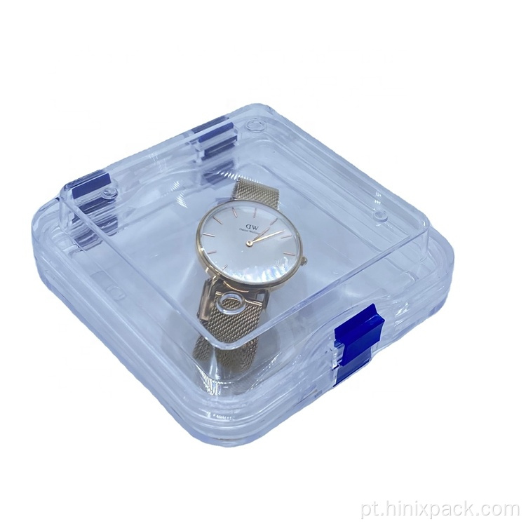 Caixas de exibição de armazenamento transparente personalizadas Watch Membrane Box