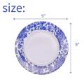 9" Melamine Round Plate Set of 6