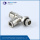 Air-Fluid Metal Pneumatic  Fittings Run Tee