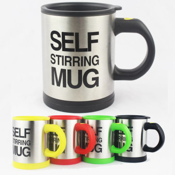 Battery Powered Stainless Steel Self Stirring Coffee Mug Promotional