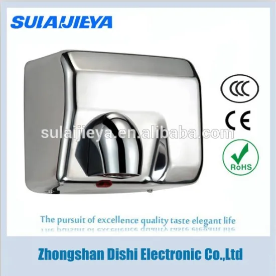Large power stainless steel electric sensor hand dryer