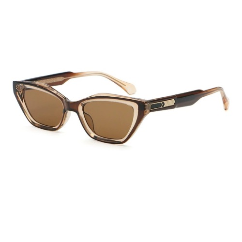 Chunky Geometric Lightweight Retro Cat Eye Sunglasses
