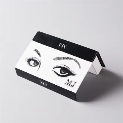 Custom Eyelash Adhesive Coated Paper Packing Box