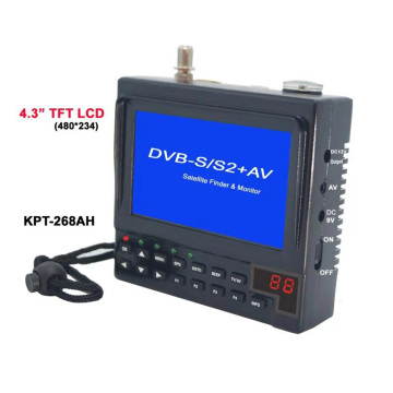 KPT-268AH DVB-S2 Satfinder Full HD Digital Satellite TV Receiver Finder Meter MPEG-4 Modulator DVB-S Sat Finder VS V8 finder