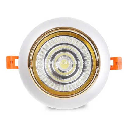 30W Golden Electroplating Recessed Dimmable Led Ceiling Downlights