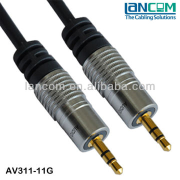 Premium Stereo Cable 3.5mm Male to Male,Gold Plated