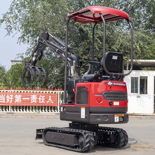 Home excavator 1 ton 1.2 ton Rhinoceros mini excavator for sale