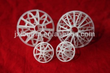 Polyhedral ball used at 60-150 centidegree plastic packing