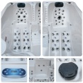 Najbolji vrt jacuzzi 3 osobe za slobodno vrijeme vruće kade