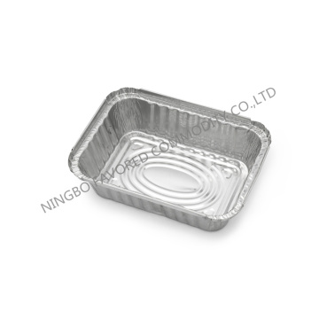 Aluminum foil container 1/4 LB oblong pan
