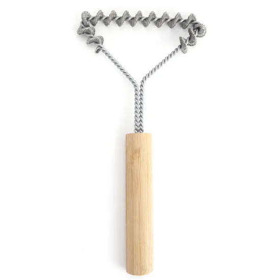 Wire BBQ Grill Cleaning Brush with Bamboo Handle: The Perfect Accessory for Your Barbecue Experience