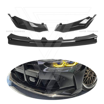 Vorstein-Stil Trockener Carbonfaser vordere Stoßfänger Lippe für BMW 3-Serie G80 M3 2021-2023